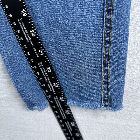 Pull & Bear Jegging Jeans Perfect Fitting Mom Tapered Denim Blue Womens Size 4 - Picture 7 of 11